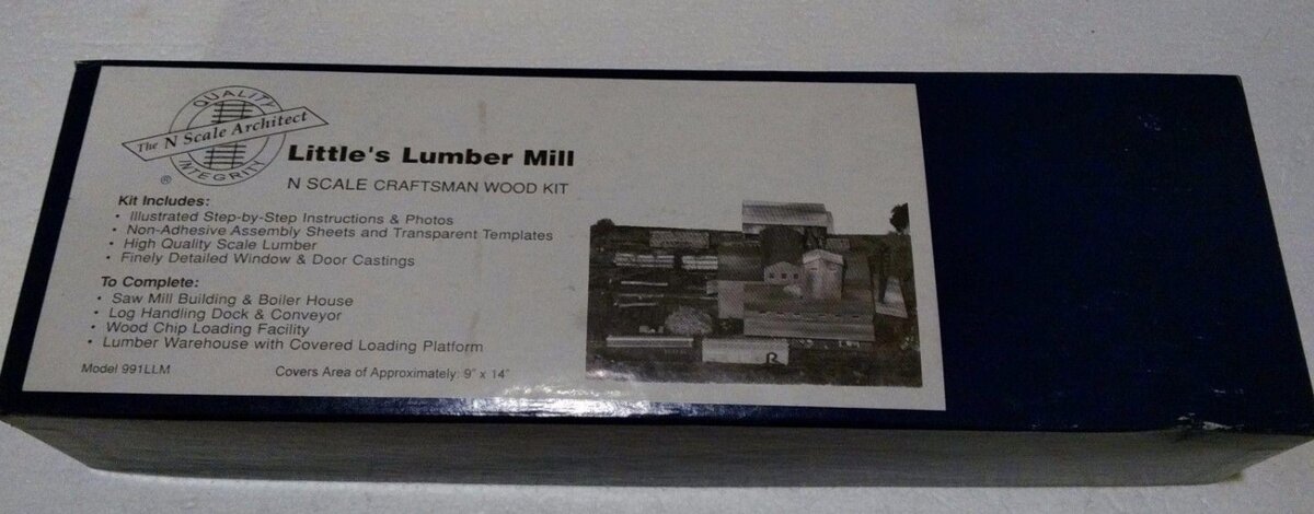 N Scale Architect 991LLM N Scale Little's Lumber Mill Model Kit