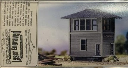 Showcase Miniatures 112 N Scale Laser Engraved Interlocking Tower Kit