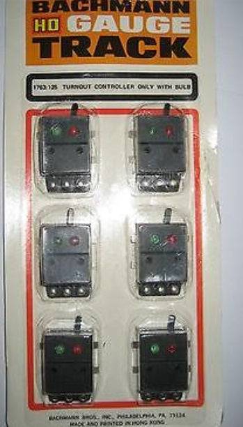 Bachmann 1763:125 1763:125 Turnout Controller Only With Bulb Set of 6