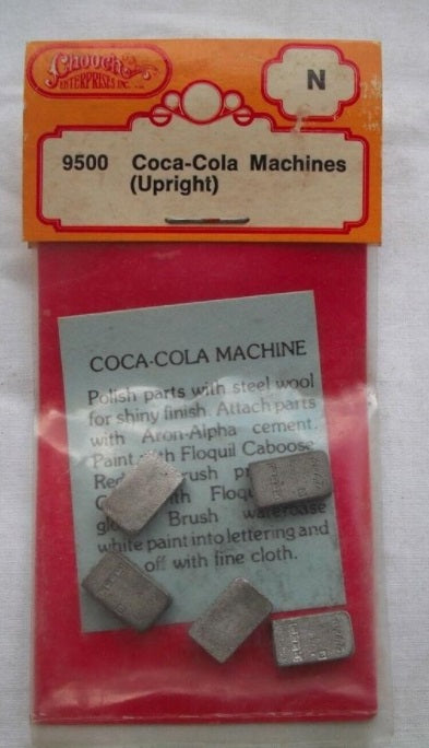 Chooch 9500 N Scale Coca-Cola Machines (Upright)
