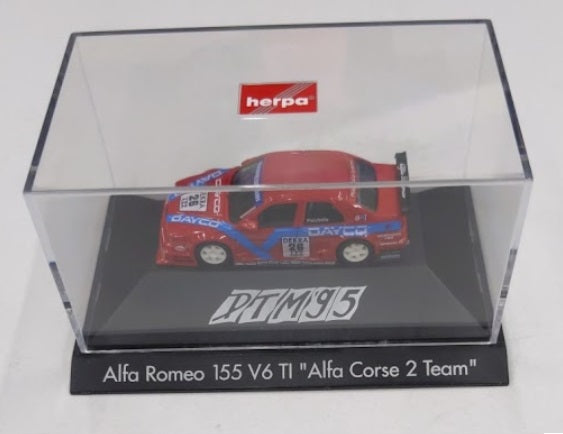 Herpa HO #26 1995 Alfa Romeo 155V6 TI "Alfa Corse 2 Team" Racing