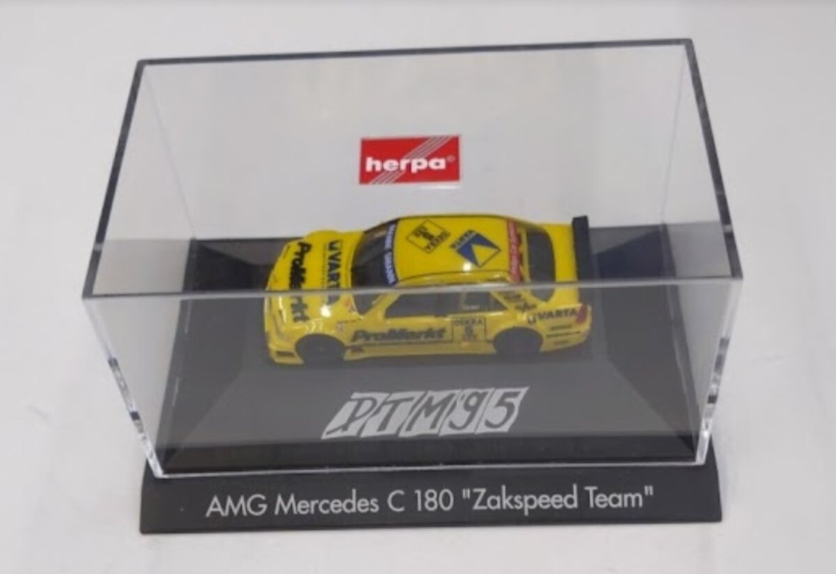Herpa HO #5 1995 AMG Mercedes C 180 "Zakspeed Team" Racing