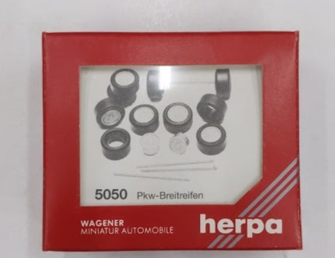 Herpa 5050 HO Wide Car Tires