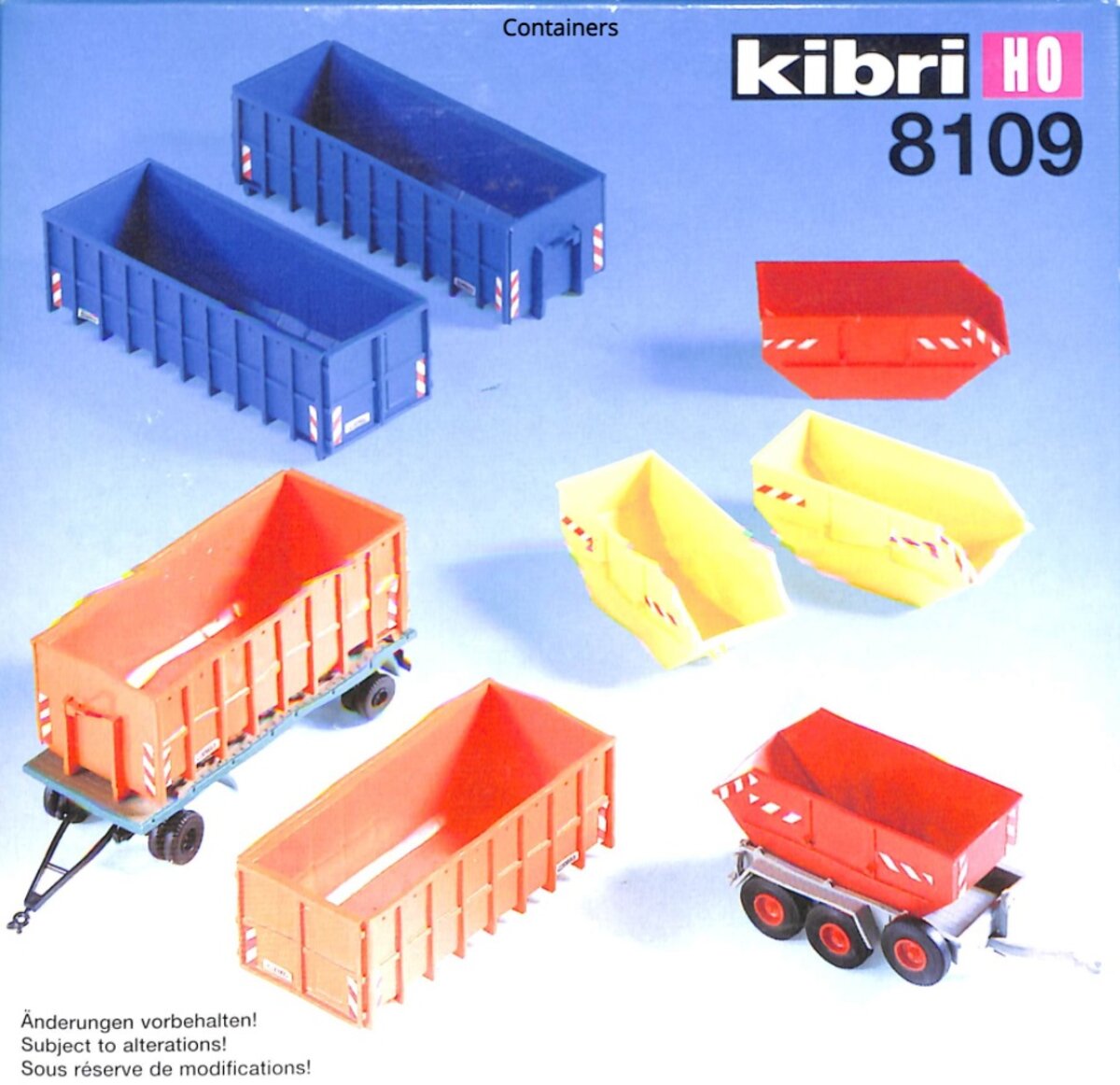 Kibri 8109 HO Contaners Model Kits