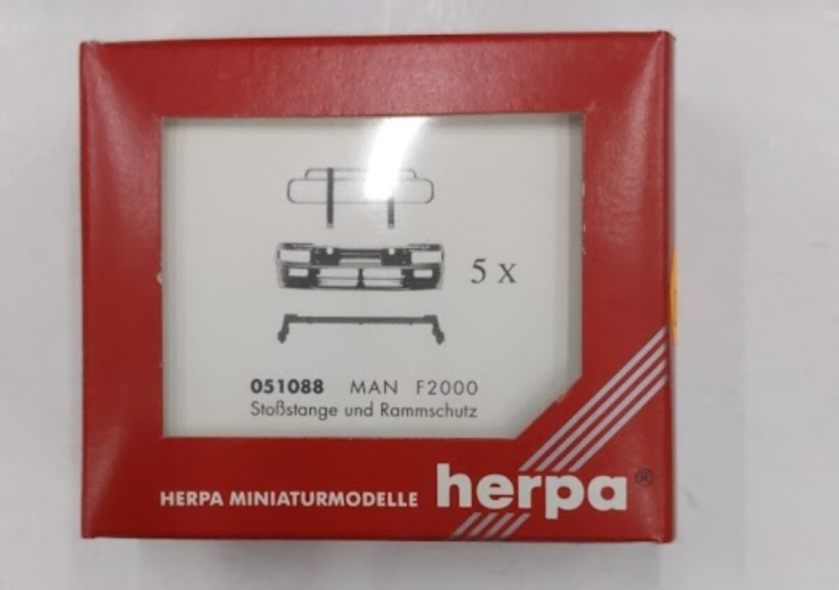 Herpa 051088 HO 051088 MAN F2000 Road and Bumper x5
