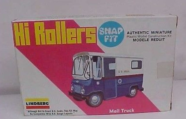 Lindberg 1021 HO Hi Rollers Mail Truck Kit