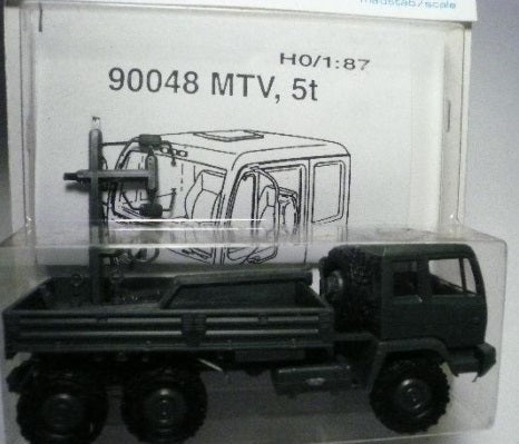 Trident Miniatures 90048 HO RMY MTV 5-TonRubber Tires