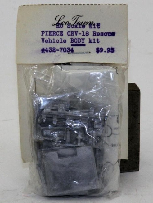Lee Town 432-7034 HO Pierce CRV-18 Rescue Vehicle BODY only Kit