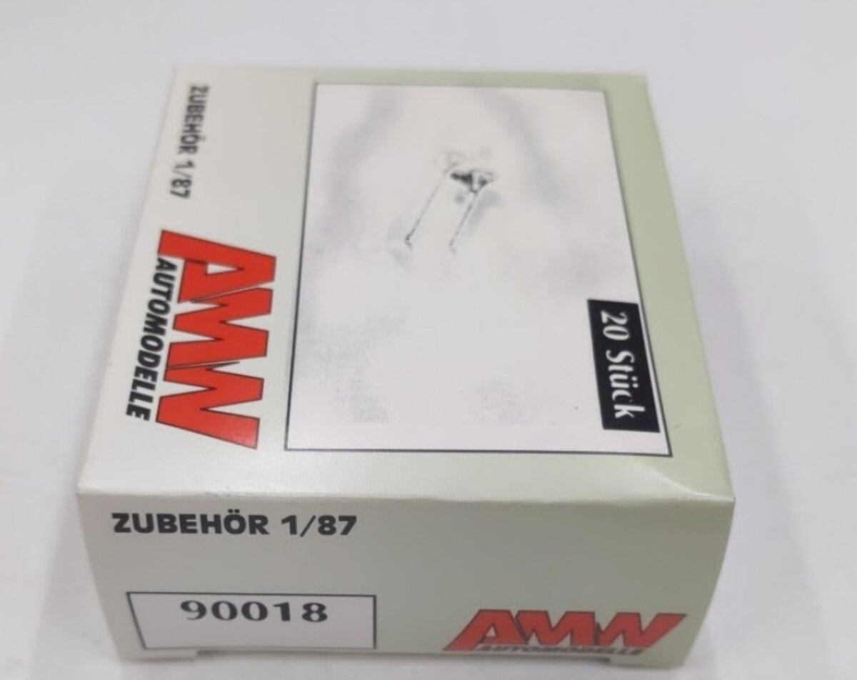 AMW 90018 HO Silver Horn (Box of 20)