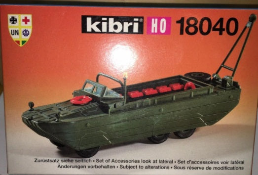 Kibri 18040 HO US, GMC, DKW, amphibious Cargo Truck Kit