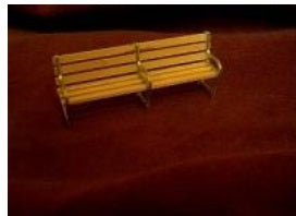 Ozark Miniatures 0103 G Scale Deluxe Station Bench Unpainted 4 Foor Kit for 2
