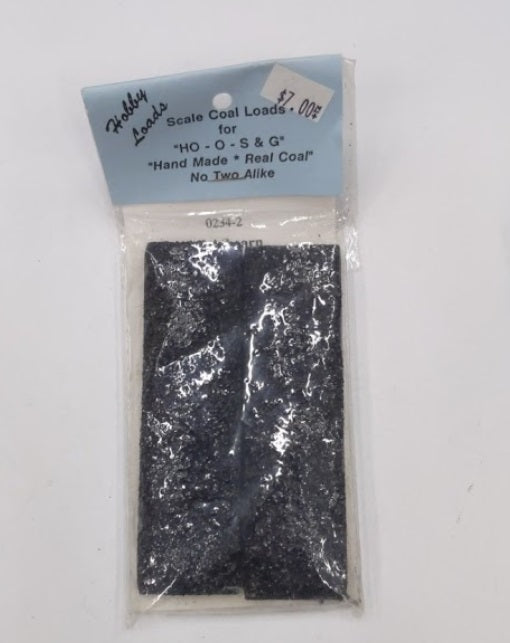 Hobby Loads 0234-2 All Scales Coal Loads for 34' Athearn 2 Bay Hoppers