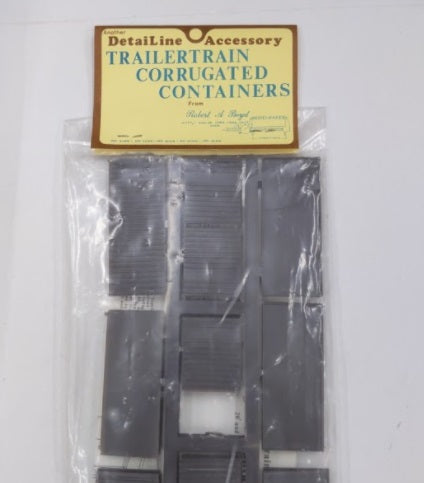 Detailine Accessory 19005 HO Brown Trailertrain Corrugated Containers Kit