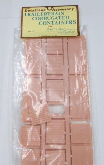 Detailine Accessory 19004 HO Coral Trailertrain Corrugated Containers Kit