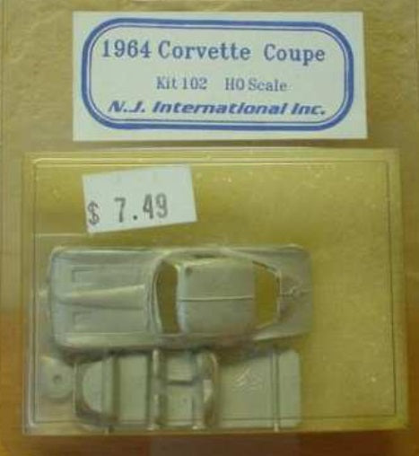 DJH (N.J. Brass) 102 HO 1964 Corvette Stingray Coupe Kit