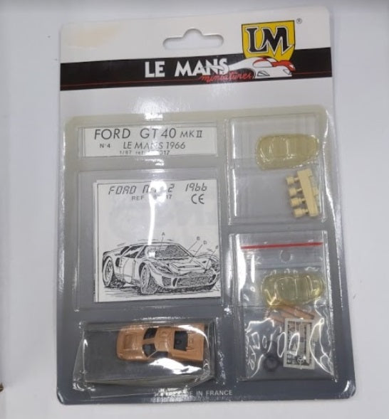 Le Mans Miniatures 187017 HO #4 Ford GT MK II Lemans 1966 Kit