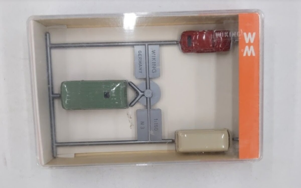 Wiking N3 N Scale Car / Van Set