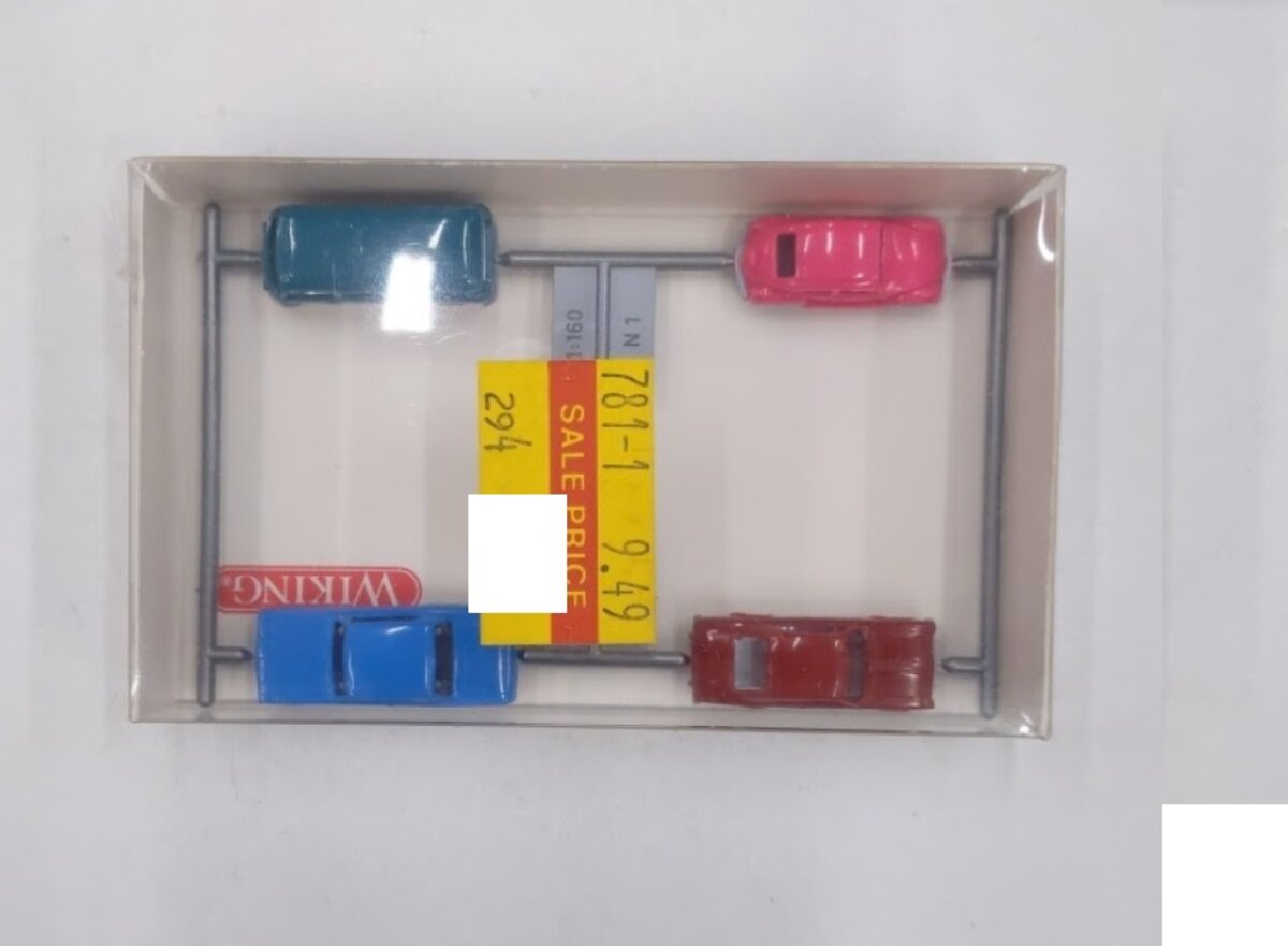 Wiking 9100120 N Scale Car Set 4 Pack