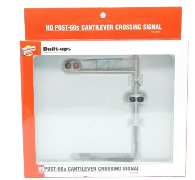 Walthers 933-2314 HO Post-60s Cantilever Crossing Signals