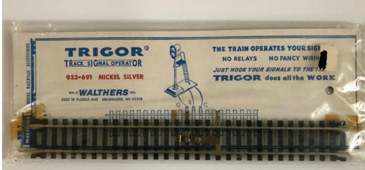 Walthers 933-691 HO Nickel Silver Rail Trigor