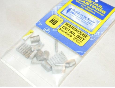 Builders-in-Scale 5502 HO Warehouse Detail White Metal Set