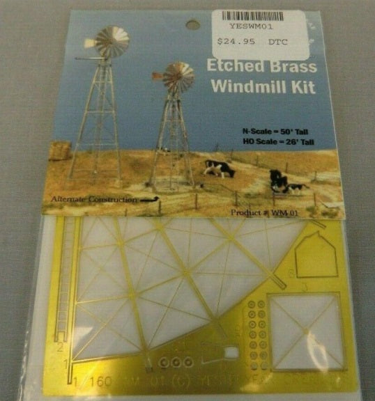 Yesteryear HO Etched Brass Windmill Kit