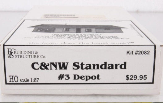 The Building & Structure 2082 HO C&NW Standard #3 Depot Kit