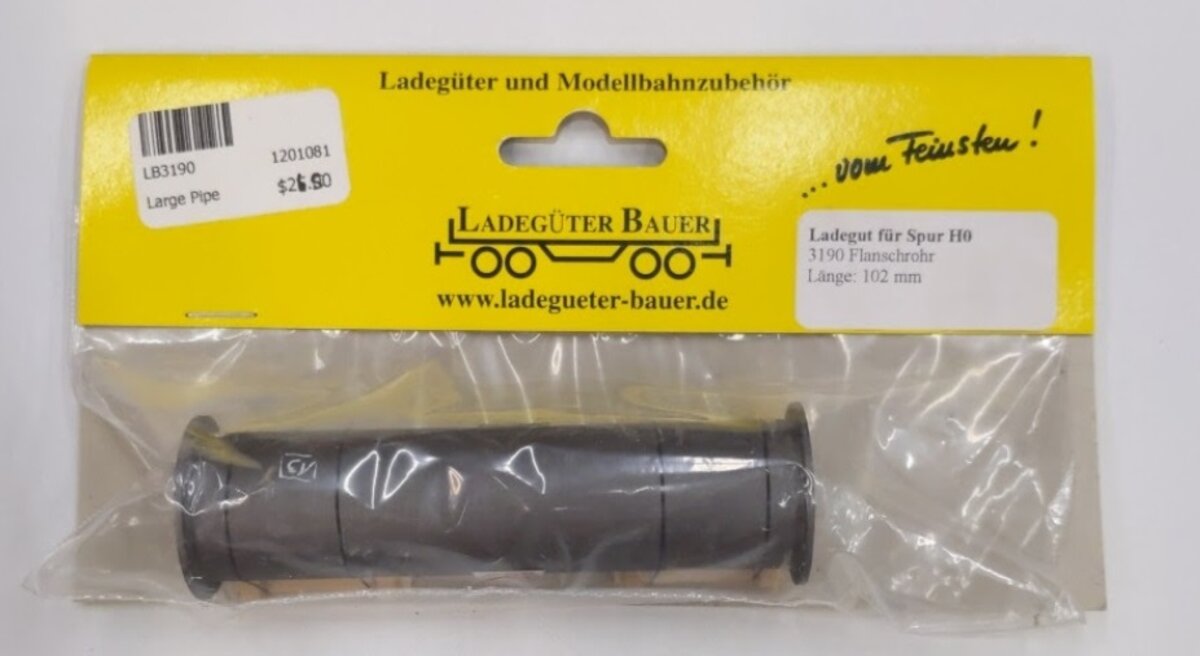 Duha LB3190 HO Lageguter Bauer Large Pipe Load