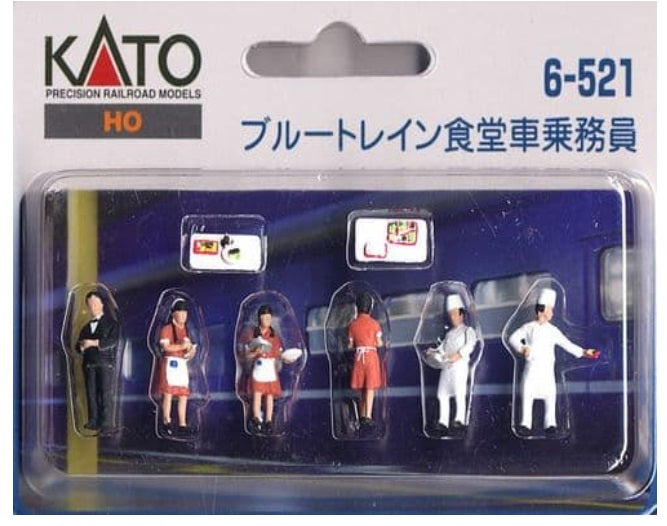 Kato 6-521 HO Dining Car Crew Figures