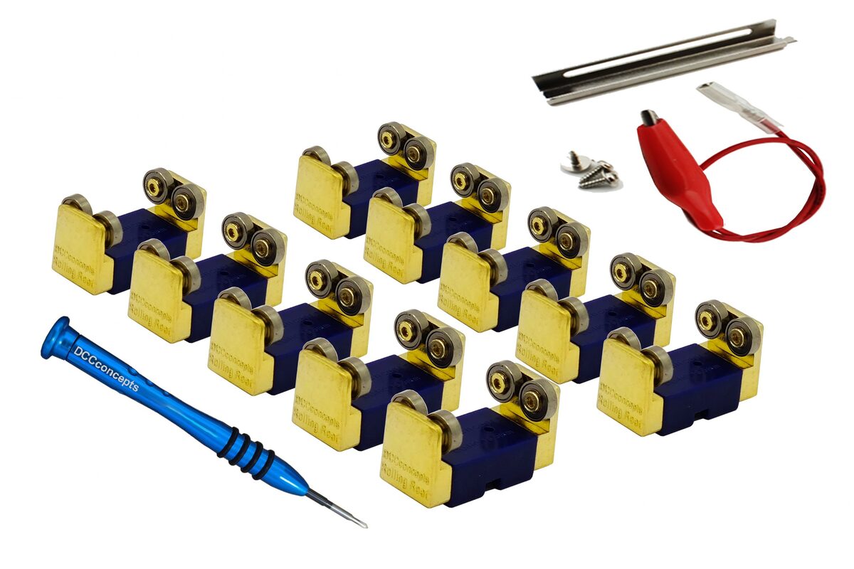 DCC Concepts DCMRRH10 HO Premium Edition Rolling Road 10 Axles