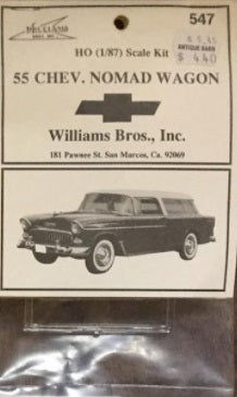 Williams Brothers 547 HO 1955 Chevrolet Nomad Wagon Kit