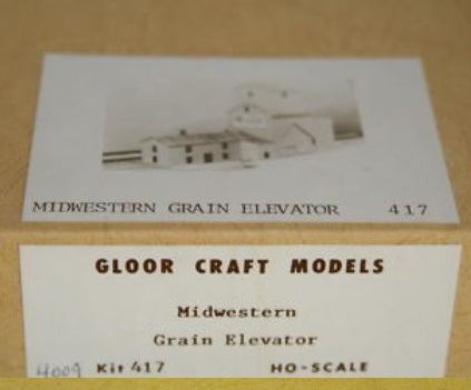 Gloor Craft 417 HO Scale Midwestern Grain Elevator Kit