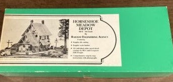 Railway Engineering RE15 HO Scale Horseshoe Meadow Depot Building Kit