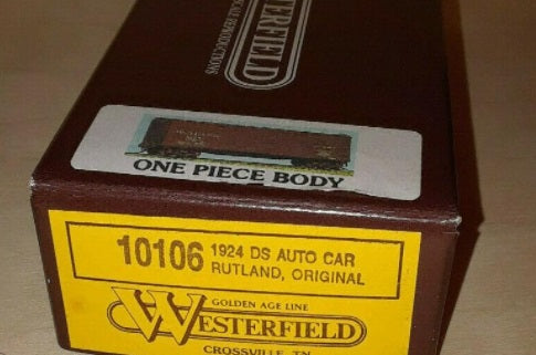 Westerfield 10106 HO 1924 DS Auto Car Rutland Original Kit