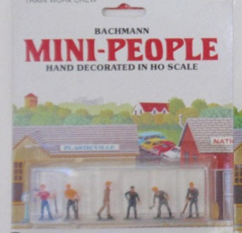 Bachmann 3311 HO Train Work Crew Figures (Set of 6)