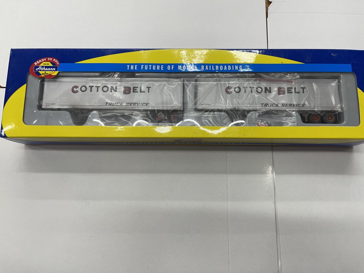 Athearn 73319 HO 40' Fruehauf Z- Van Trailer Cotton Belt