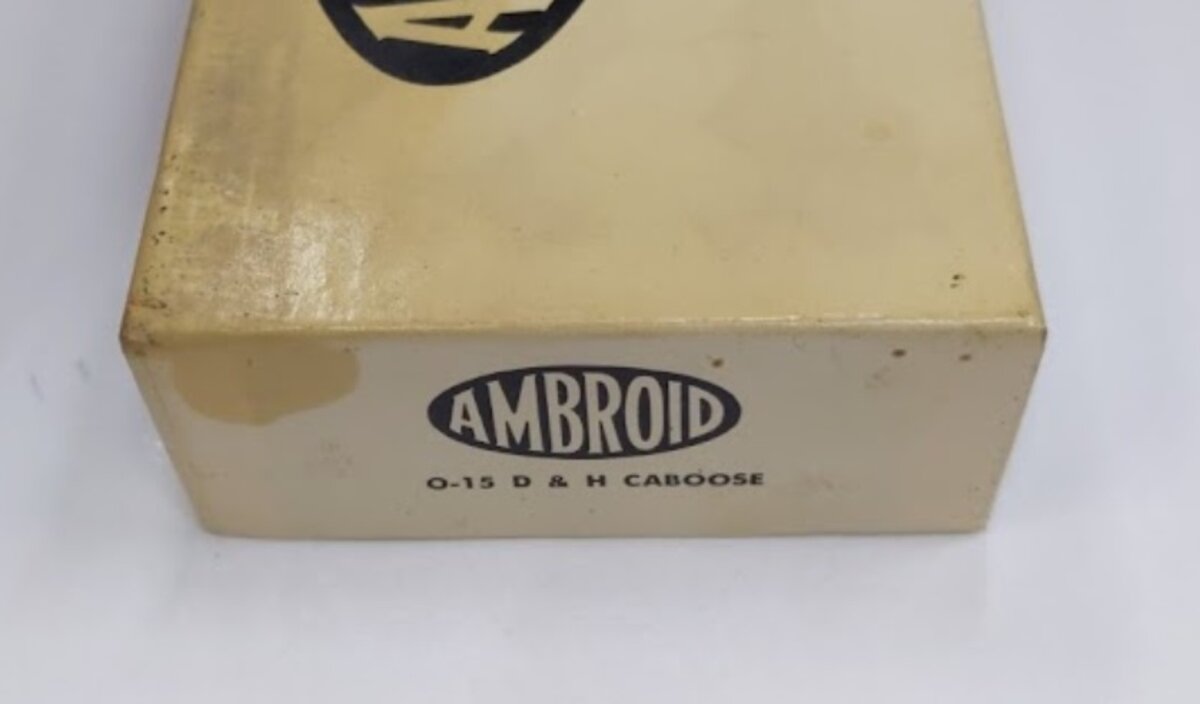 Ambroid O-15 O Scale Delaware & Hudson Caboose Kit