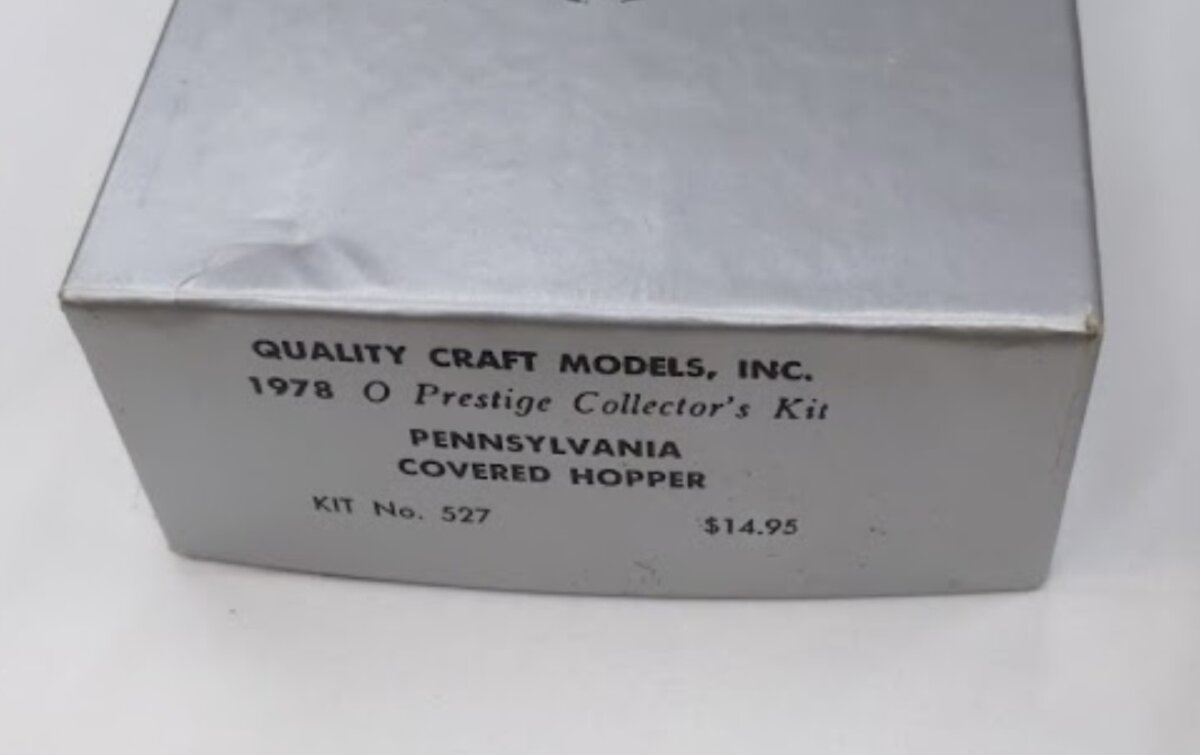 Quality Craft 527 O Scale 1978  Pennsylvania Covered Hopper Kit