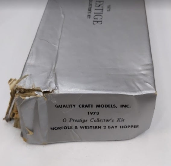 Quality Craft 1973 O Scale Norfolk & Western 2 Bay Hopper Kit