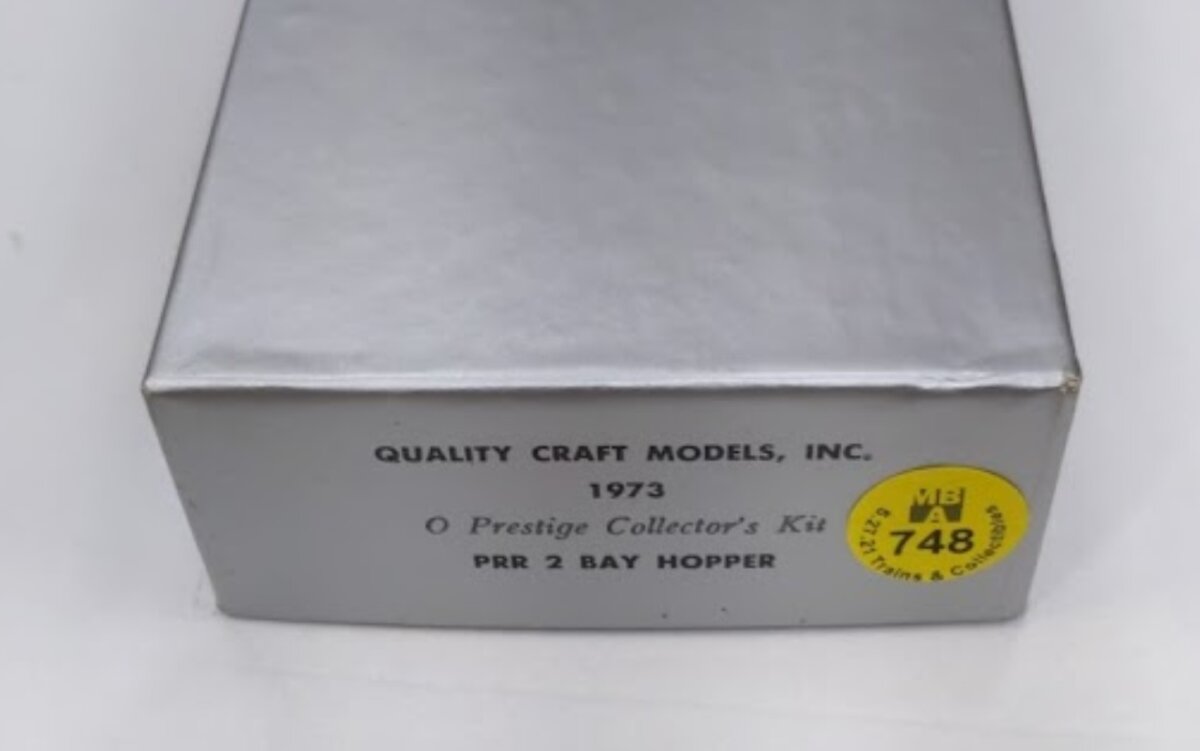 Quality Craft 1973 O Scale PRR 2 Bay Hopper Kit