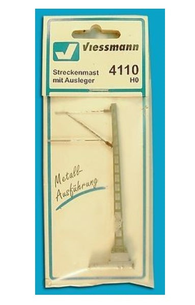 Viessmann 4110 HO Scale Single Catenary Masts With Boom