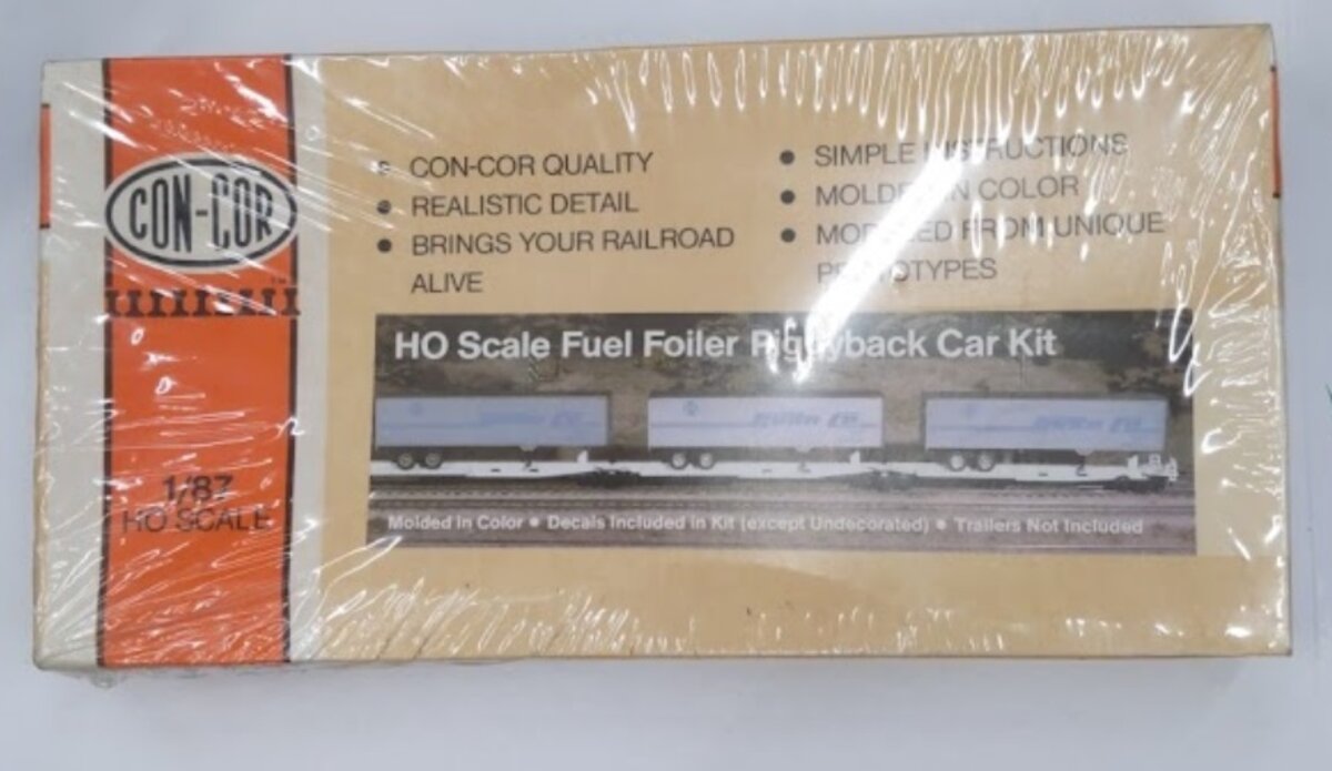 Con-Cor 0001-002909 HO Add-on Kit 3 Center Cars. Conrail Decals
