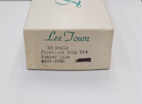 Lee Town 432-3086 HO Scale Firetruck Body Kit