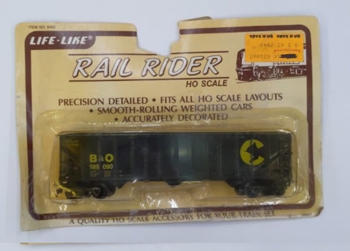 Life Like 8462 HO Railer Rider B&O Freight Car