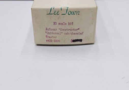 Lee Town 432-3200 HO Scale Kit Autocar "Constructor" "Universal" Cab/Chasis/