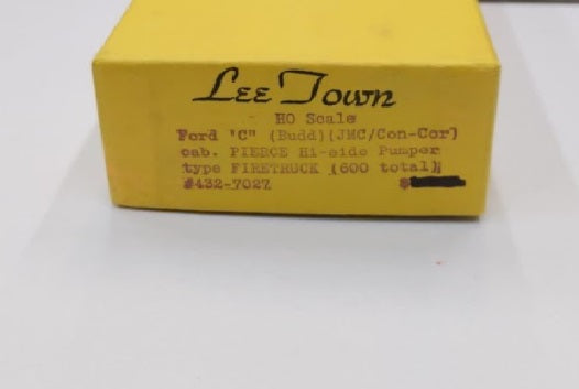 Lee Town 432-7027 HO Scale Ford "C" (Budd) (JMC/Con-Cor)
