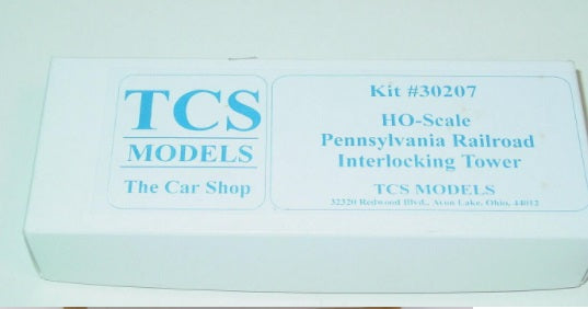 TCS 30207 HO Pennsylvania Railroad Interlocking Tower Kit