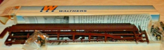 Walthers 932-3959 HO 75' TOFC Flat Car 60's Era #470602 Kit