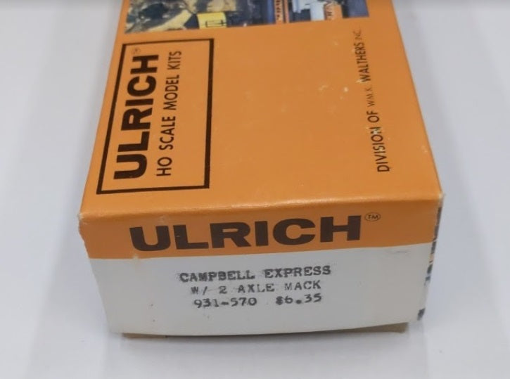 Ulrich 931-570 HO Campbell Express w/ 2 Axle Mack Kit