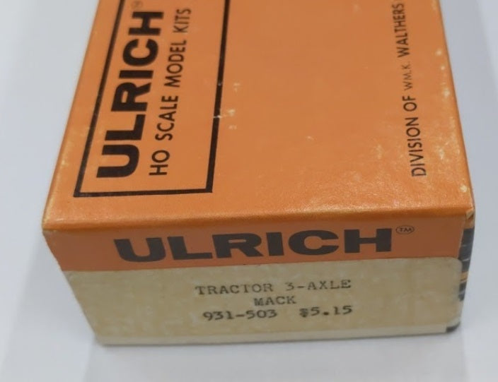 Ulrich 931-503 HO Tractor 3-Axle Mack Kit